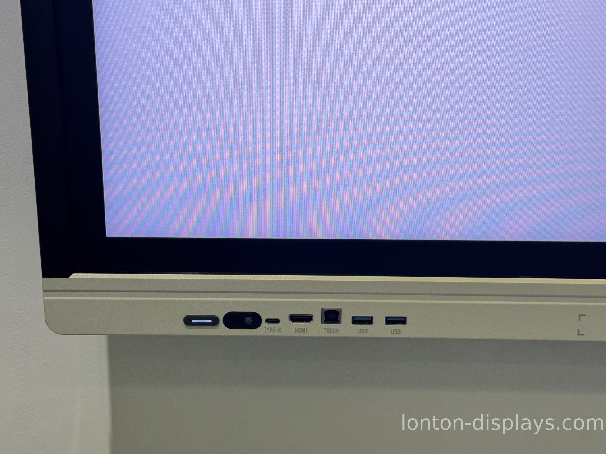 Customized ports and interface on an OEM interactive flat panel