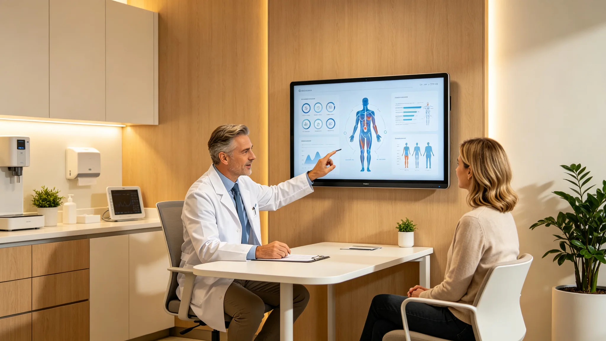 Clinic consultation spaces