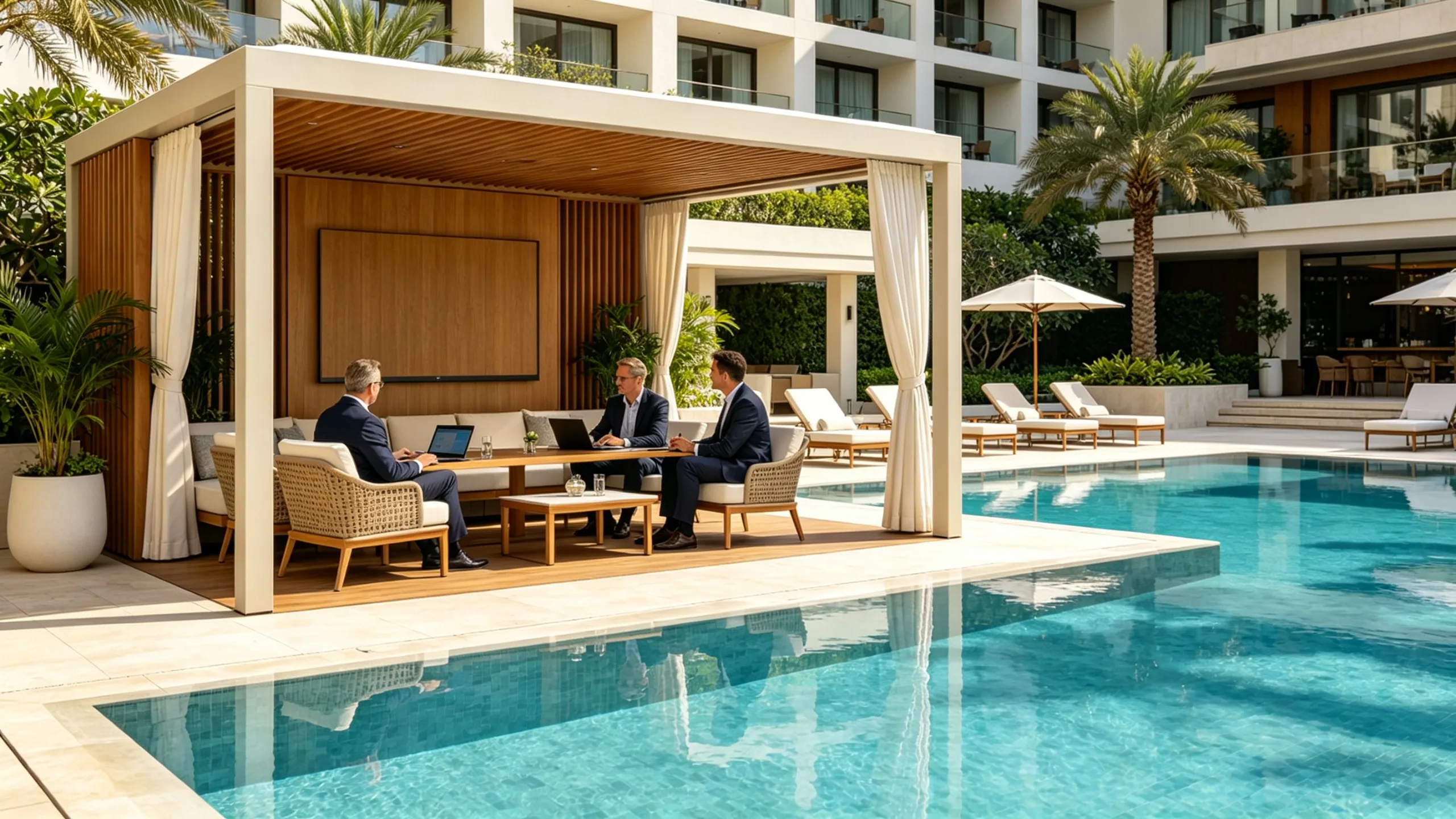 Hotel Poolside Cabana